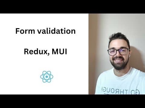 I built a Generic Form component with MUI & Redux